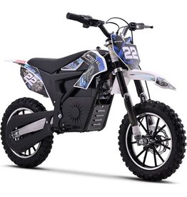 MotoTec MotoTec Dirt Bike Demon Electric  Blue 36v 790w