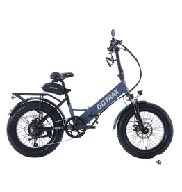 Gotrax Gotrax F3 Fat Tire Folding Electric Bike Blue ebike