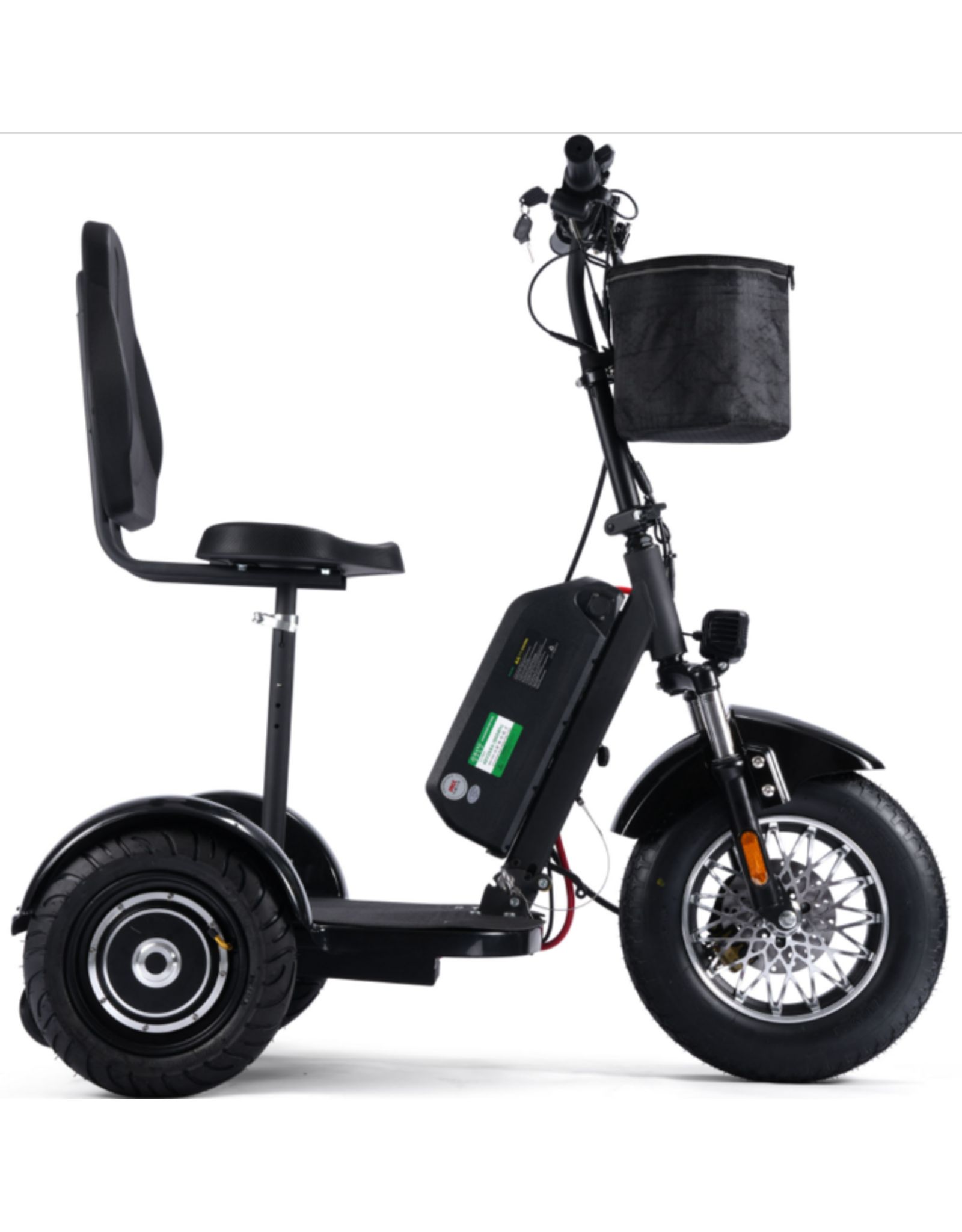 SOCIAL CYCLES E2E Rental eTrike Fat Wheel Long Range Battery