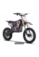 MotoTec MotoTec Pro Dirt Bike  199 Electric  Red 48v 1800w