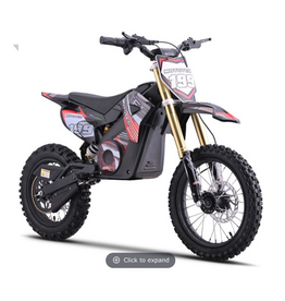 MotoTec MotoTec Pro Dirt Bike  199 Electric  Red 48v 1800w