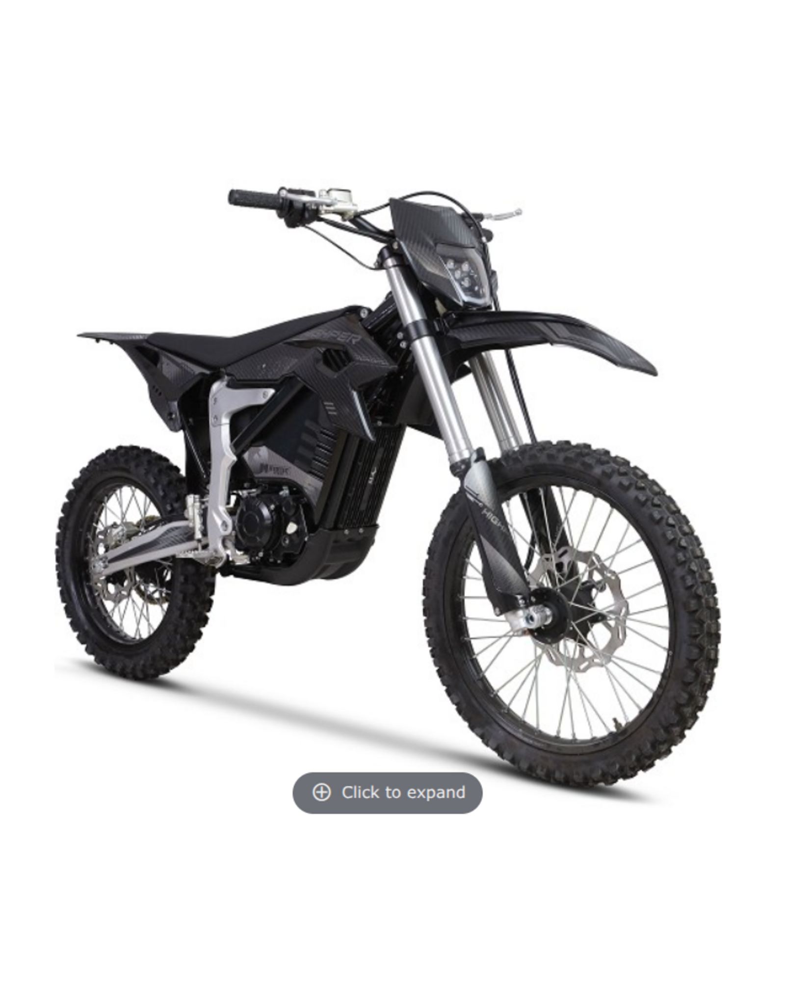 MotoTec MotoTec Dirt 72v 12000w Pro Red  Electric Dirt Bike 21/18