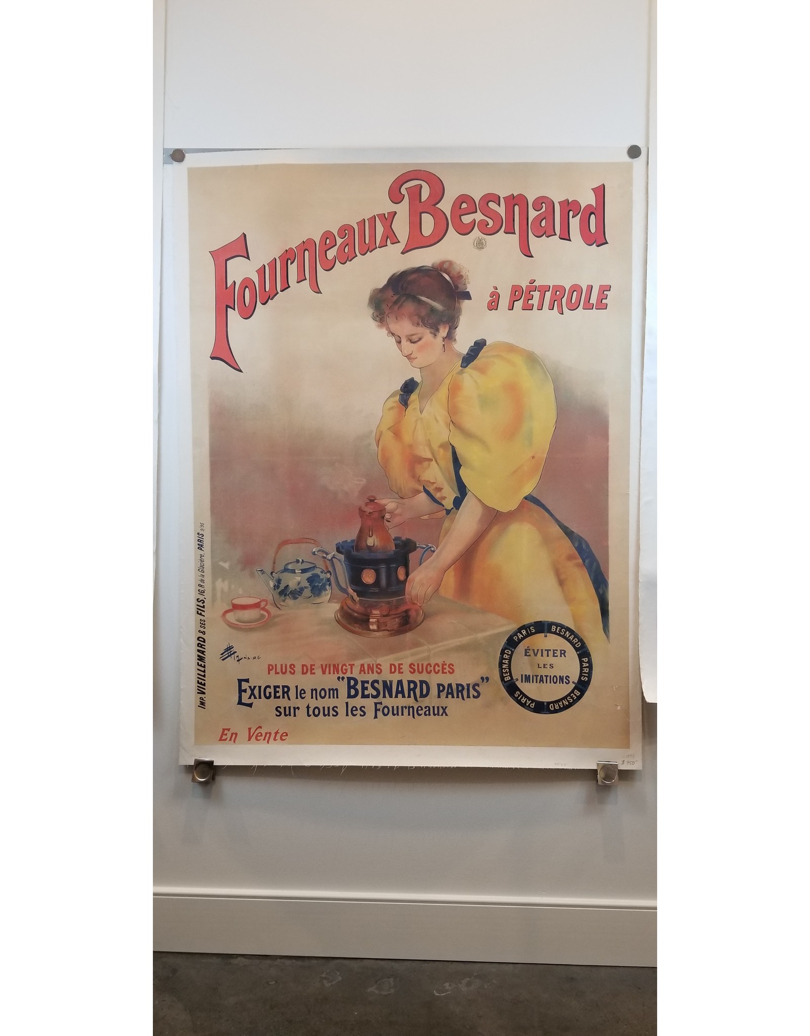 SPV Fourneaux Besnard à PÉTROLE Lithograph Poster