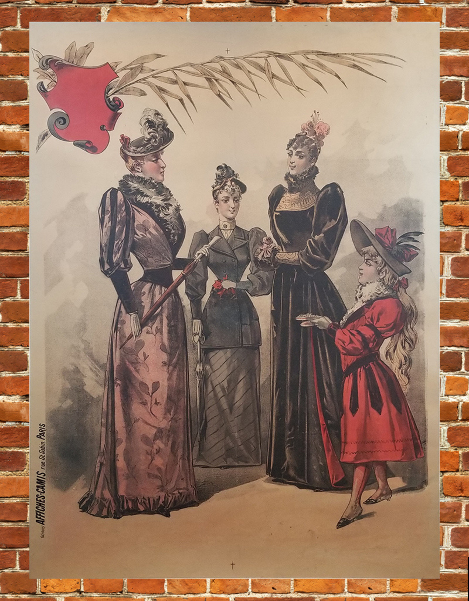 SPV 4 Women Lithograph Poster