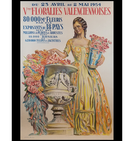 SPV Vèmes Floralies Valenceiennoises Lithograph Poster
