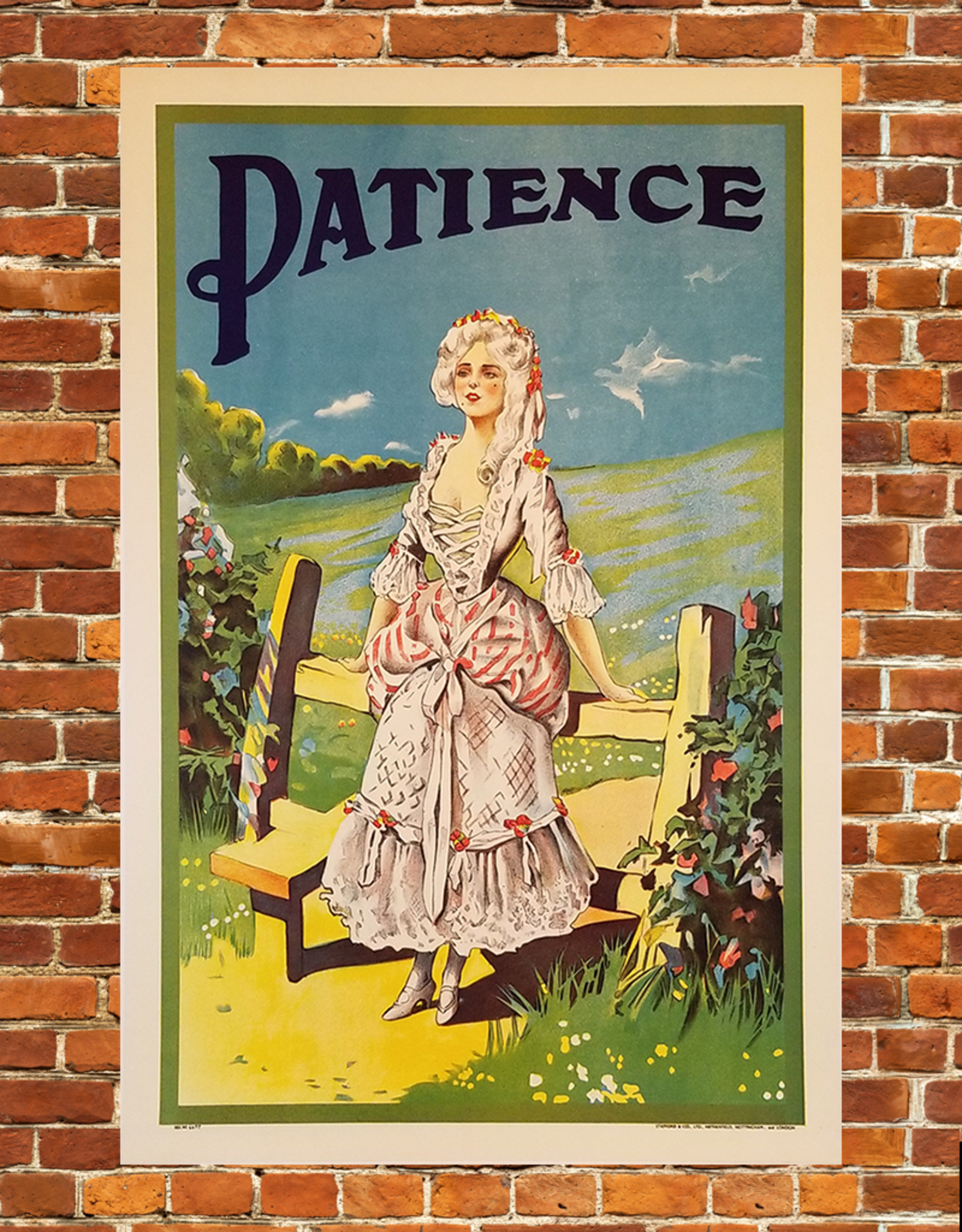 Patience (Gilbert & Sullivan) Lithographic Poster - South Pointe