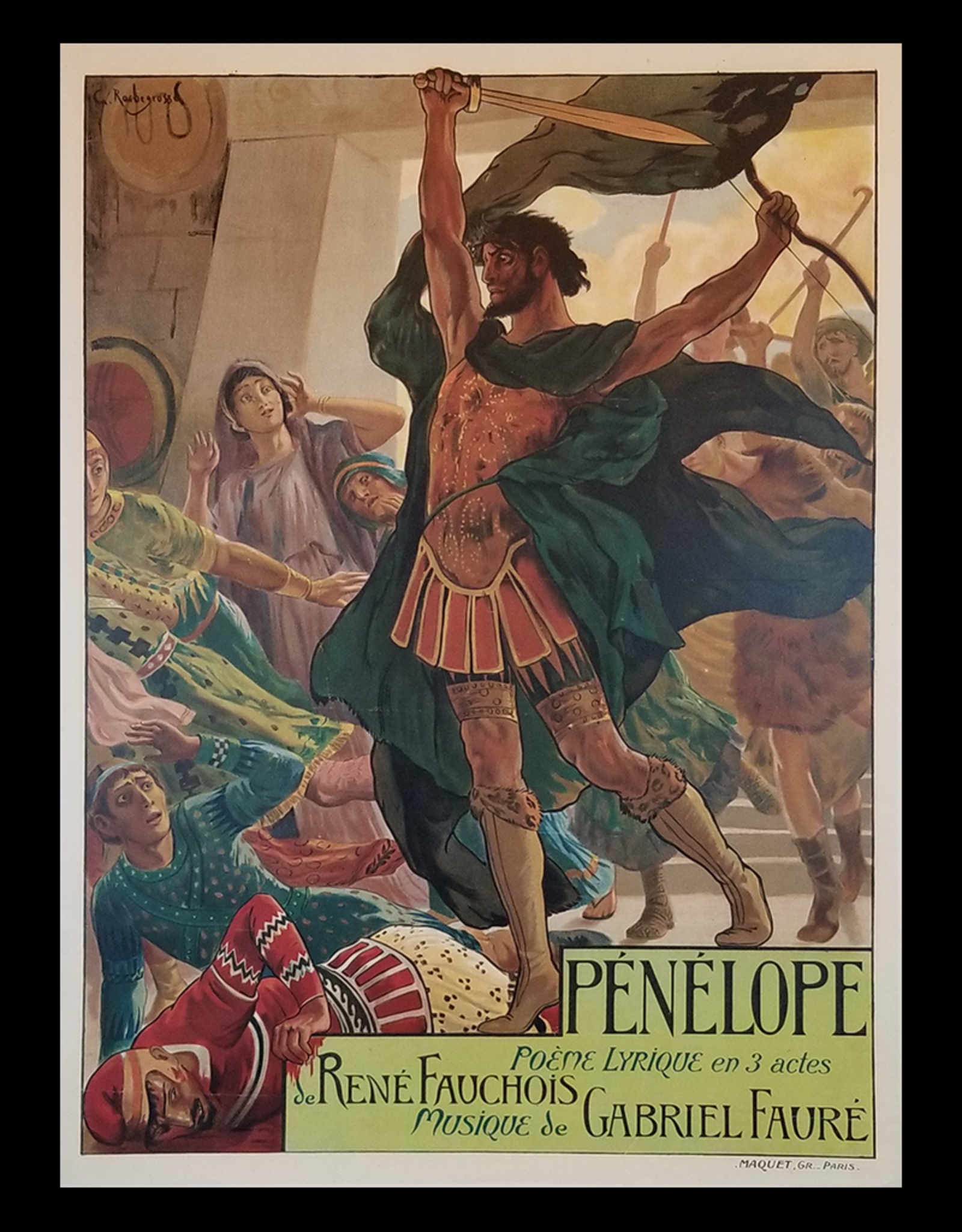 SPV Pénélope Lithographic Poster