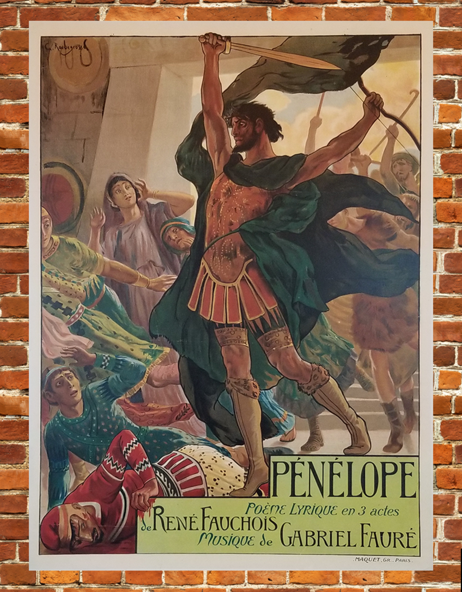 SPV Pénélope Lithographic Poster