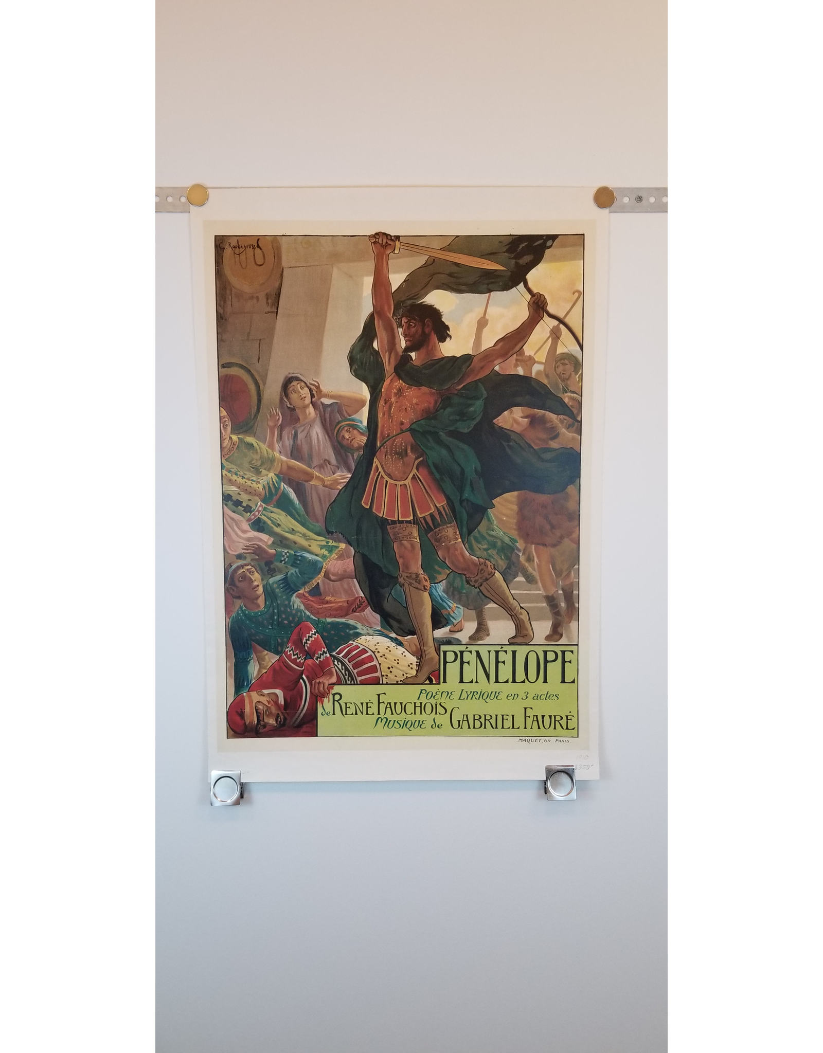 SPV Pénélope Lithographic Poster