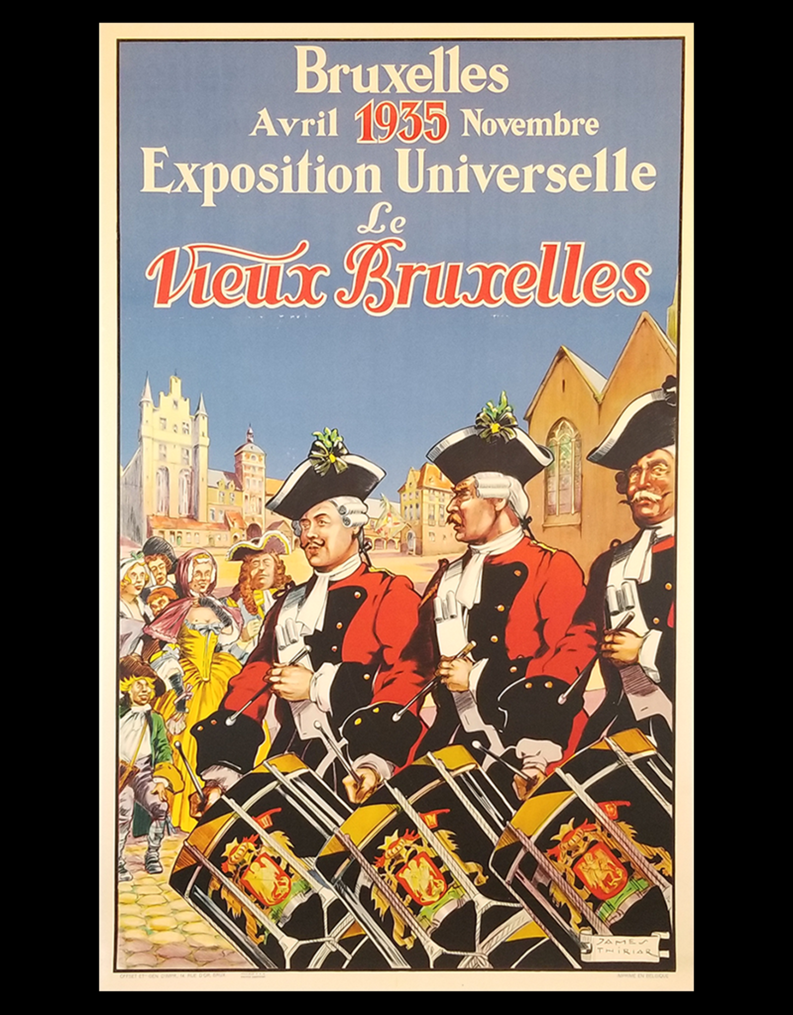 SPV Bruxelles Exposition Universelle Lithograph Poster