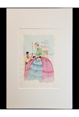 SPV French Woman and Ship - Original Lithograph