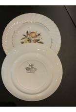 SPV Set of 8 Royal Wessex White ironstone dinner plates and 5 Teacups, saucers and creamer