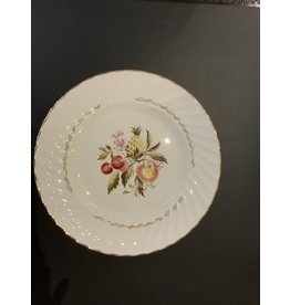 SPV Set of 8 Royal Wessex White ironstone dinner plates and 5 Teacups, saucers and creamer