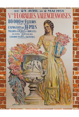 SPV Vèmes Floralies Valenceiennoises Lithograph Poster