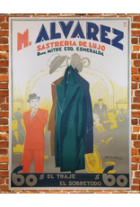 SPV M Alverez Sasteria De Lujo ""Luxury Tailor Shop" Lithograph Poster