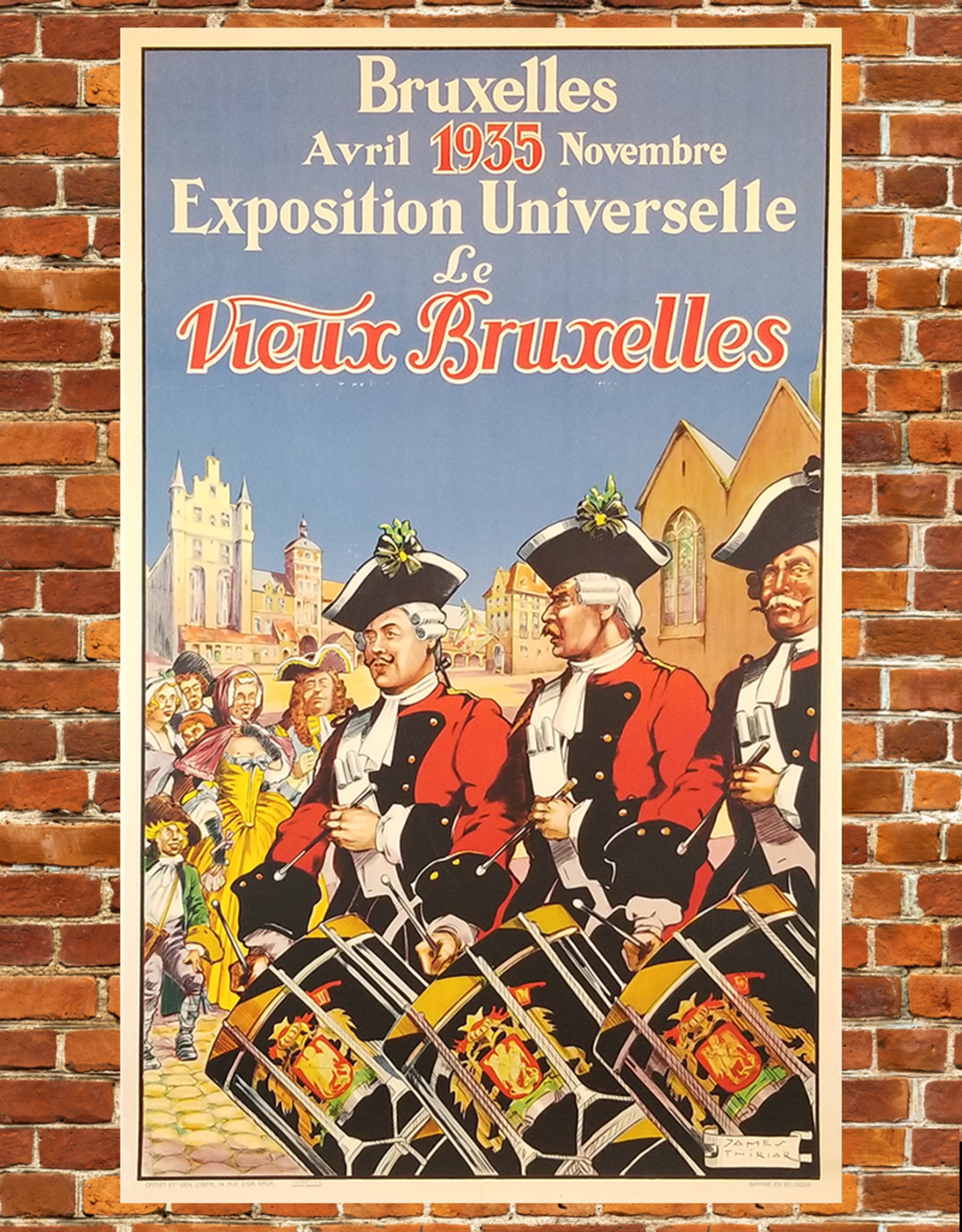SPV Bruxelles Exposition Universelle Lithograph Poster