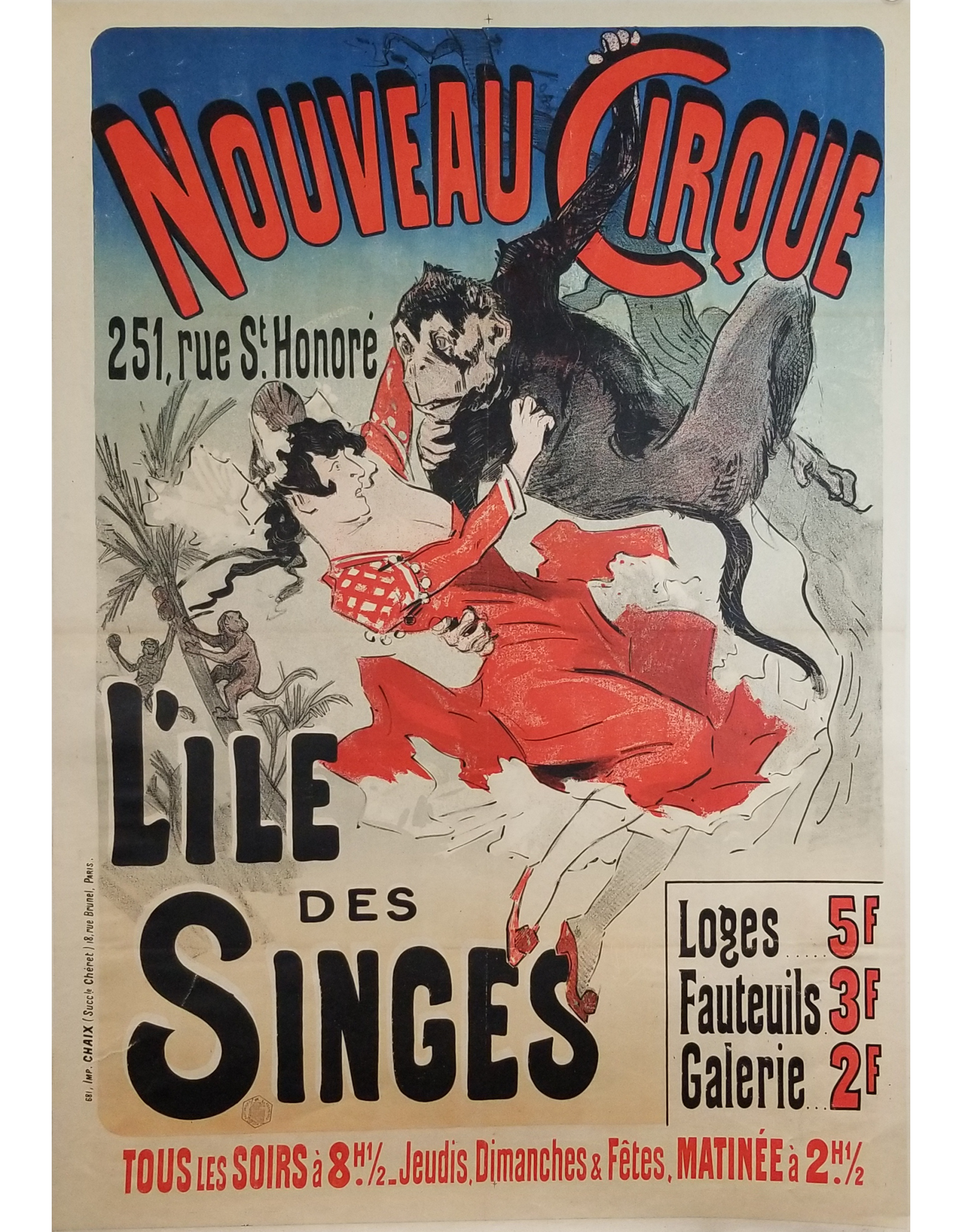 SPV Nouveau Cirque - L'ile Des Singes