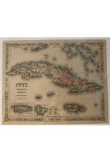 SPV Giclee Print of 1855 map of Cuba