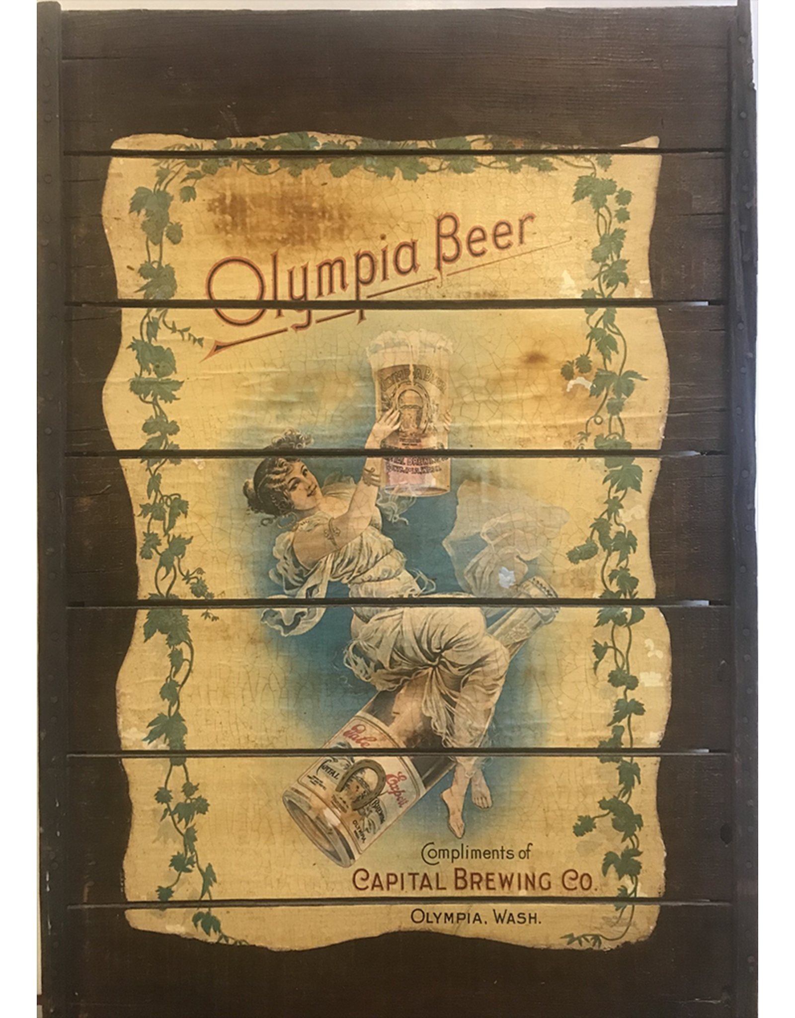 Olympia beer sign