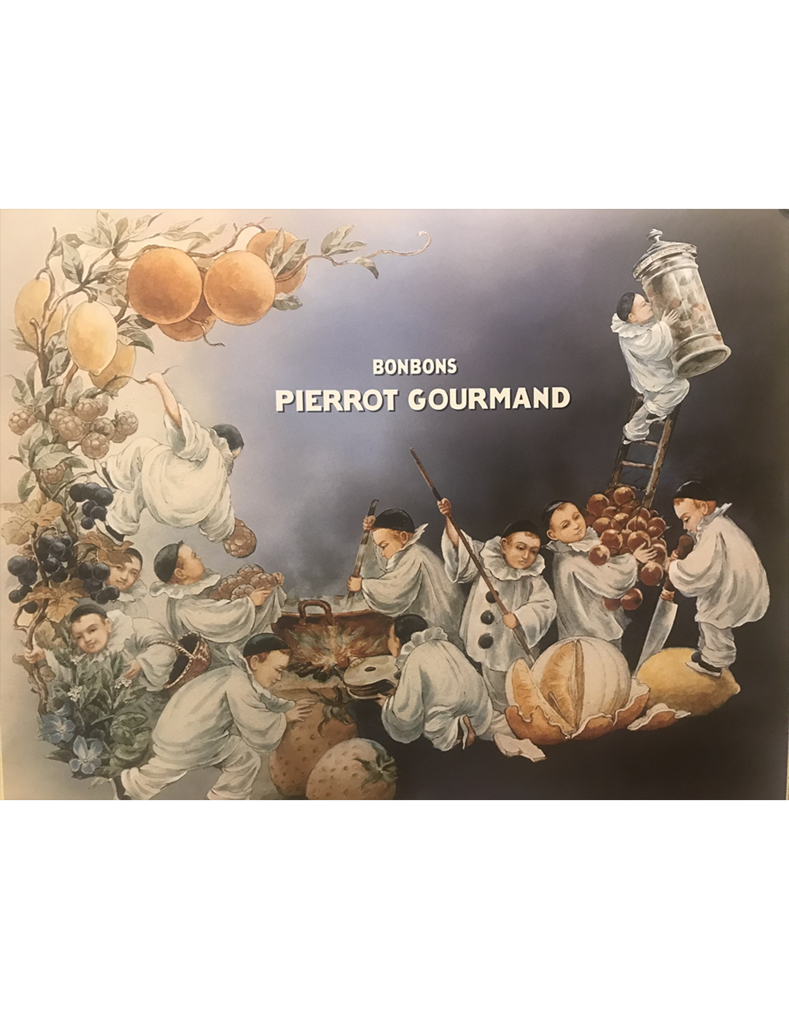 BONBONS Pierrot Gourmand Poster - South Pointe Vintage