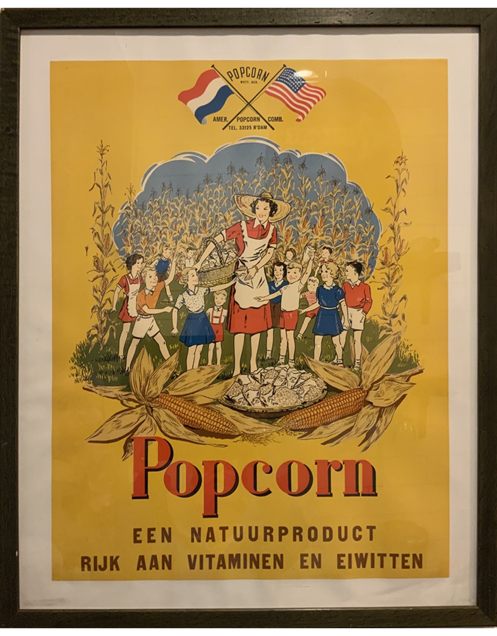 SPV Popcorn poster framed