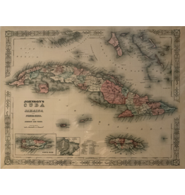 SPV Giclee Print of 1855 map of Cuba