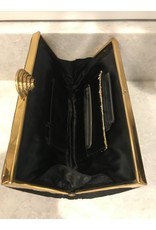 SPV Vintage Art-Deco black and Gold Clutch