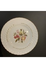 SPV Set of 8 Royal Wessex White ironstone dinner plates and 5 Teacups, saucers and creamer