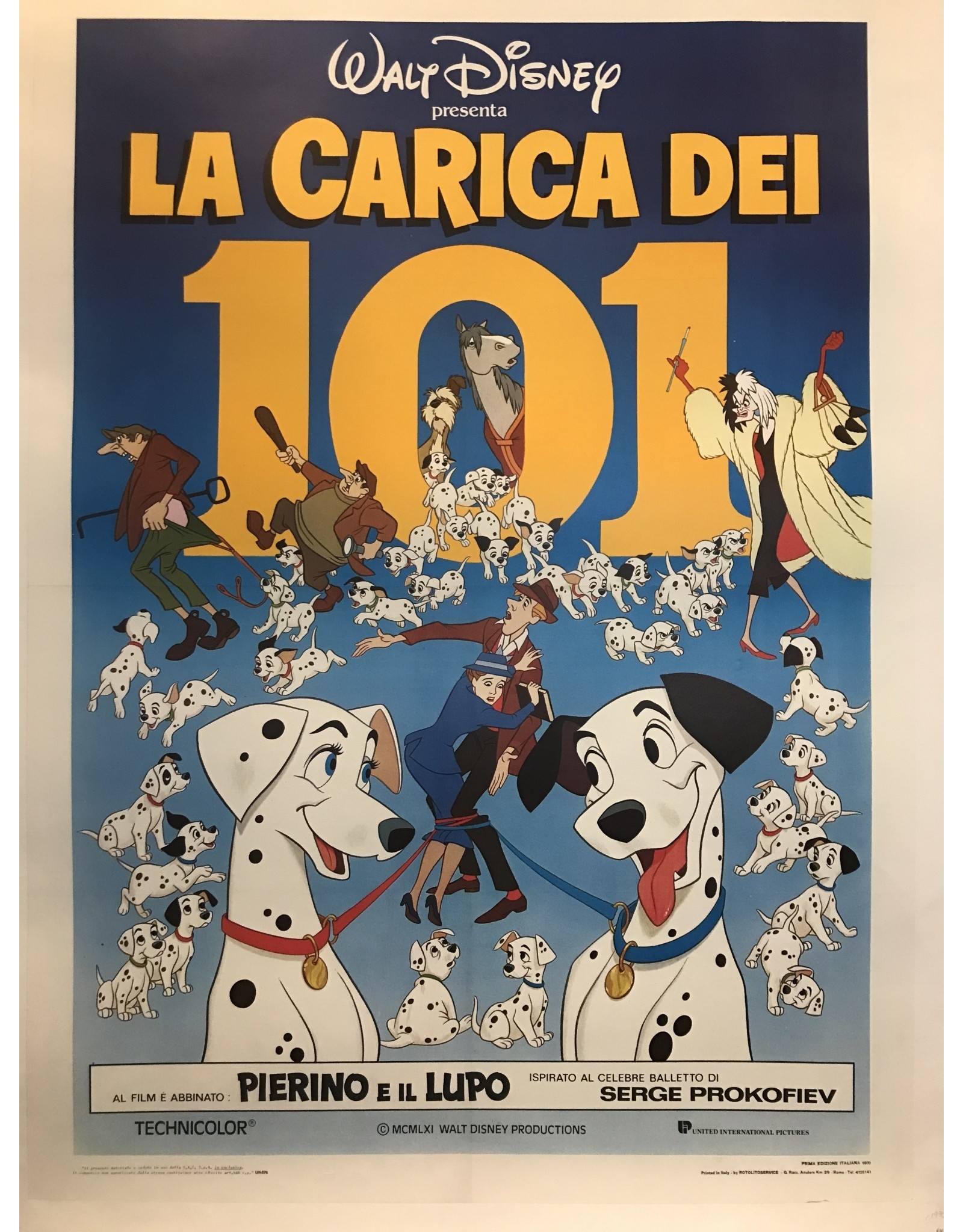 Walt Disney La Carica Dei 101(Italian 101 Dalmatians) - South