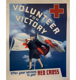 SPV Volunteer for Victory, Red Cross Original Print