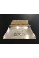 SPV Vintage silver crumb catcher with brush