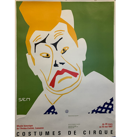 SPV 1987 Museum poster for "Costumes De Cirque