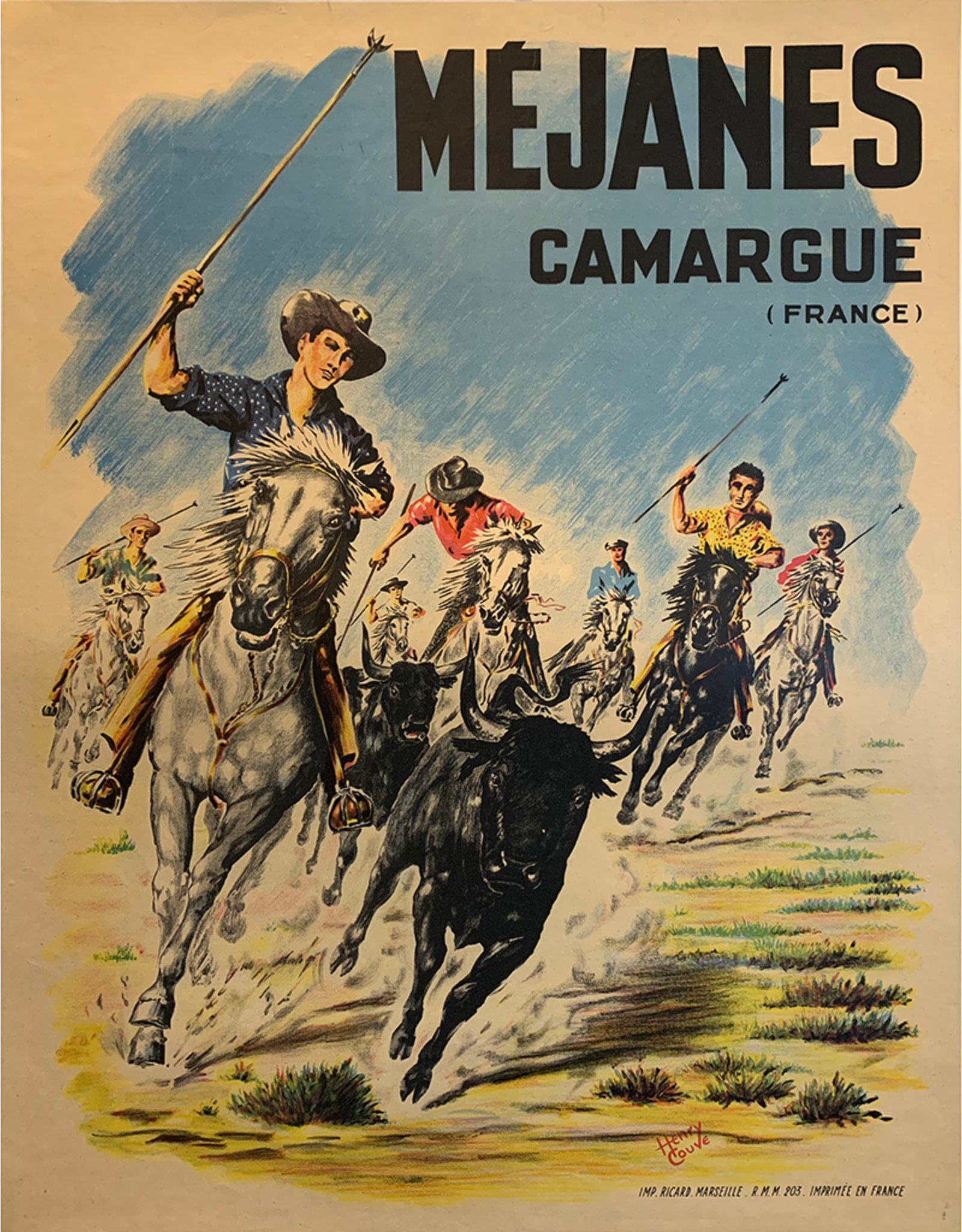 SPV Mejanes Camargue France 1950