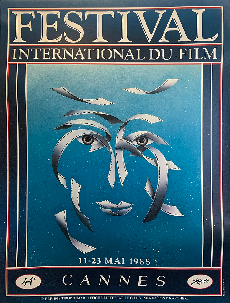 Cannes International Film Festival 41 poster - South Pointe Vintage
