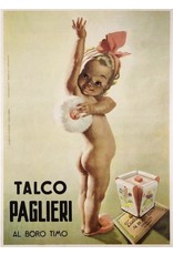 SPV Talco Paglieri Perfume poster 1950 by Gino Boccasile original vintage poster on linen