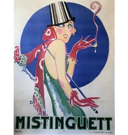 SPV Mistinguett with top hat and pipe