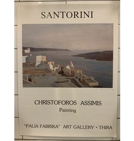 SPV Santorini Greece Poster