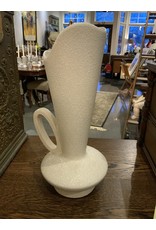 SPV California Pottery White Textured  Pitcher Vase