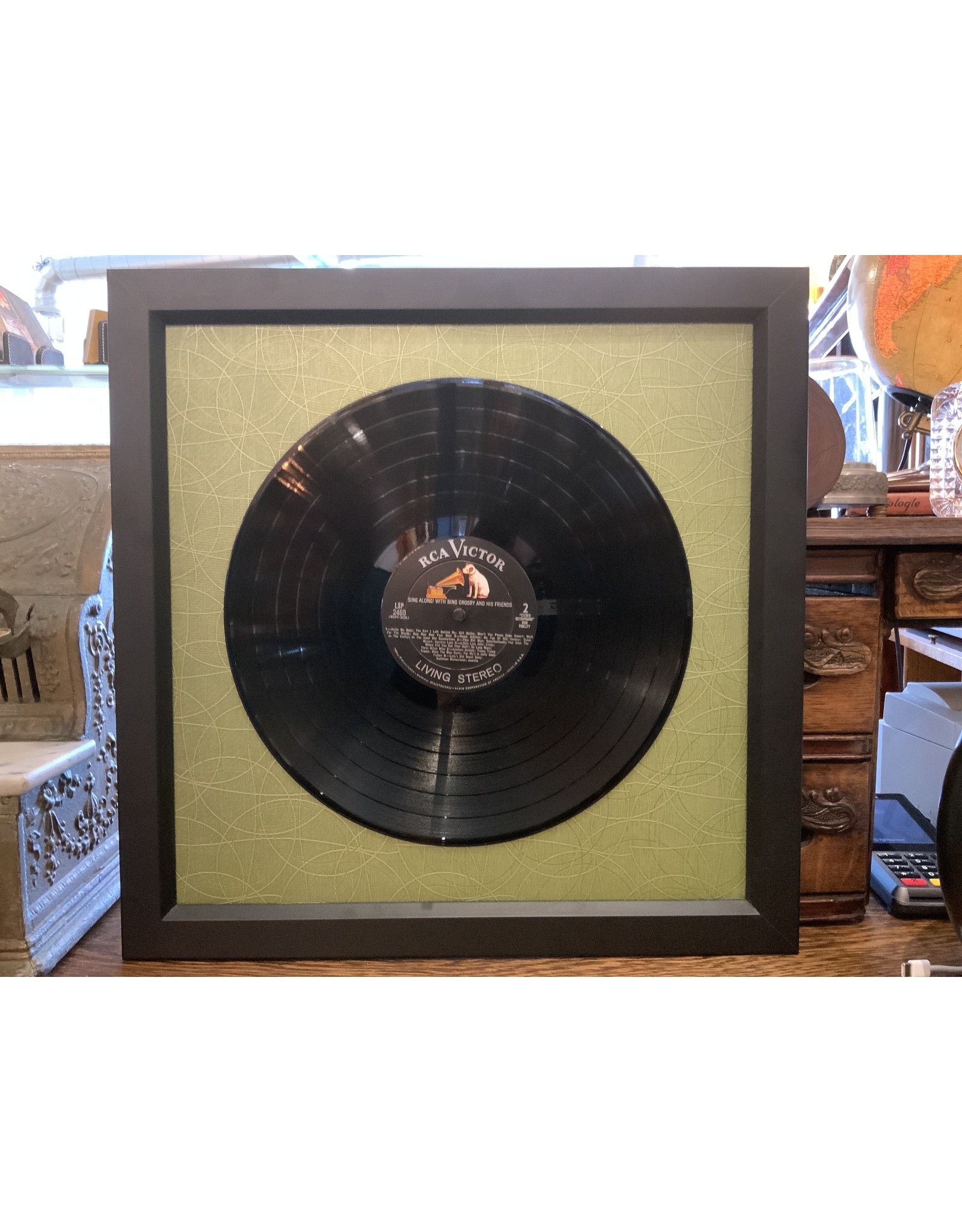 Bix Framing Framed Record Display