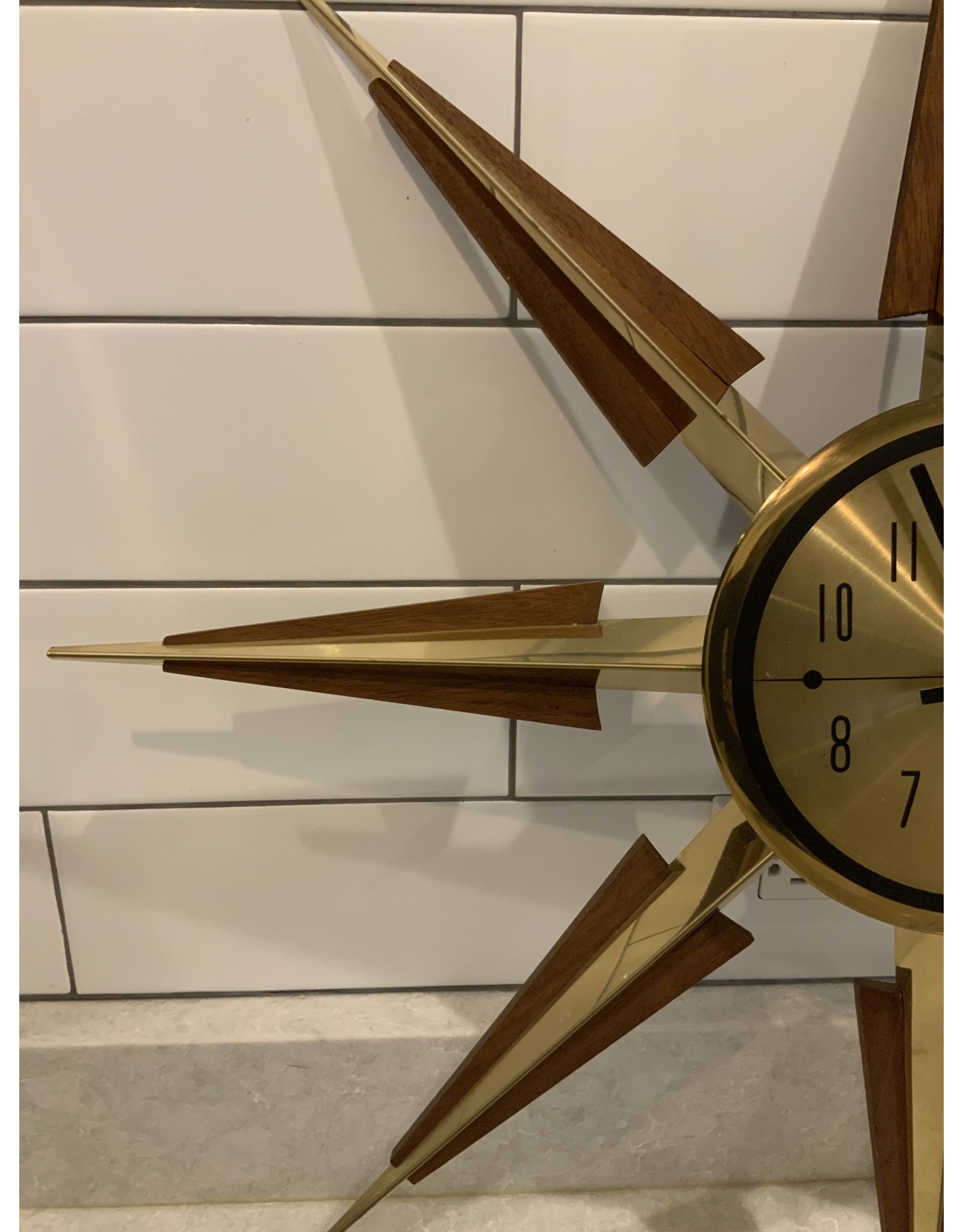 SPV Welby MCM Starburst Wall Clock