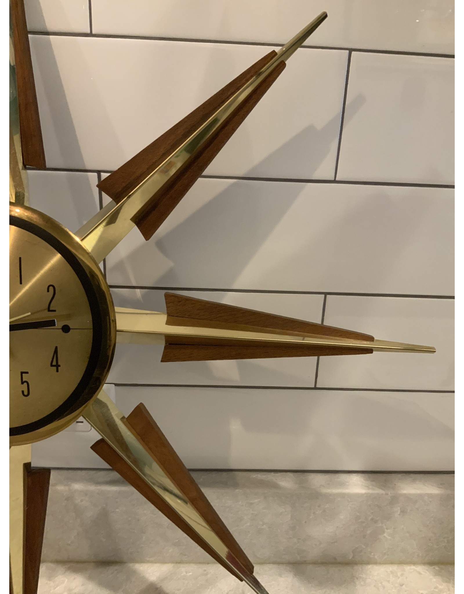 SPV Welby MCM Starburst Wall Clock
