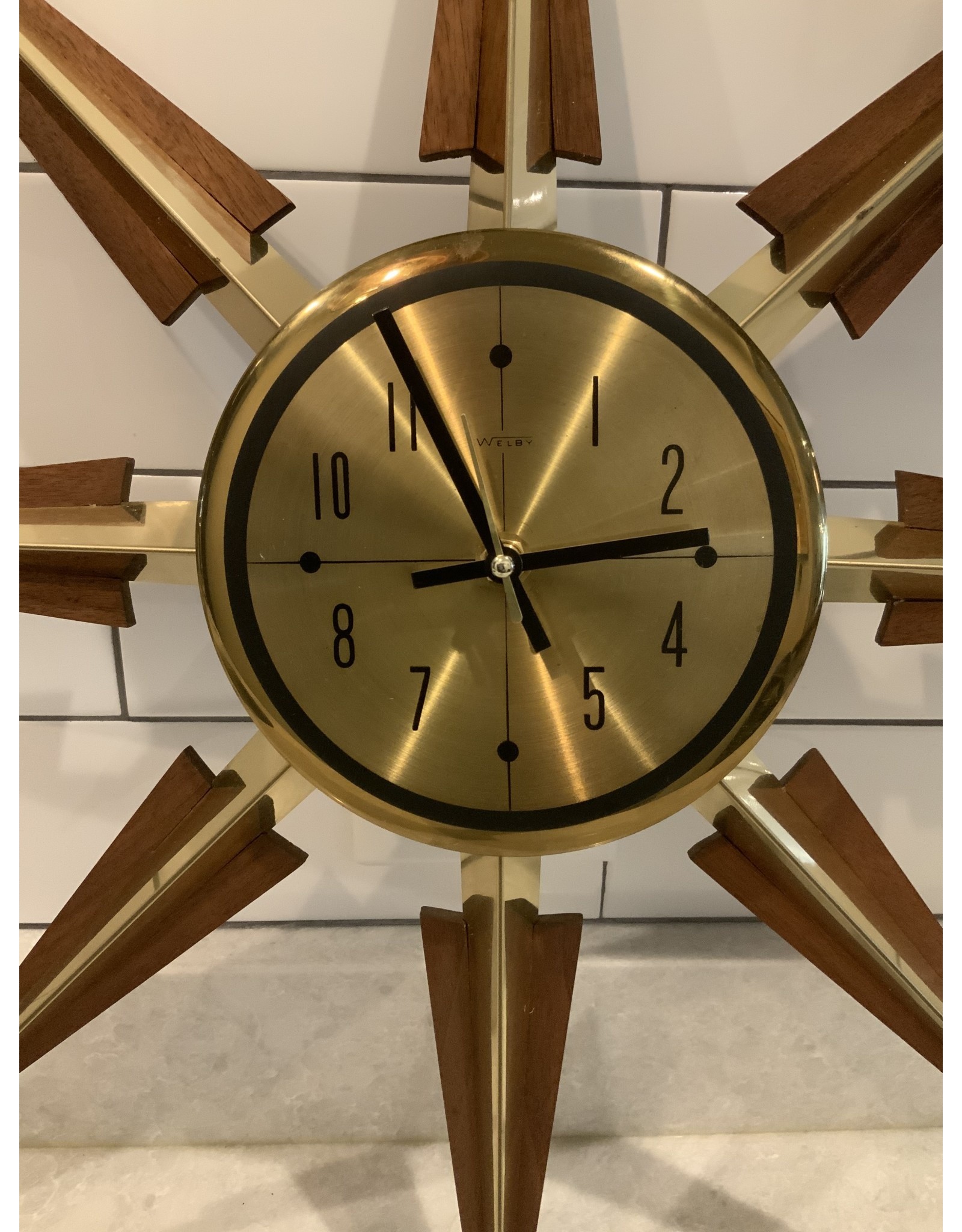 SPV Welby MCM Starburst Wall Clock