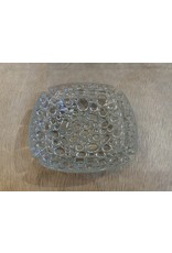 SPV Vintage Blenko Glass Pebble Bubble Ashtray Textured Art Glass Mid Century Modern