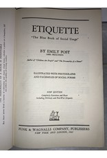 SPV Vintage 1945 Etiquette Book By Emily Post