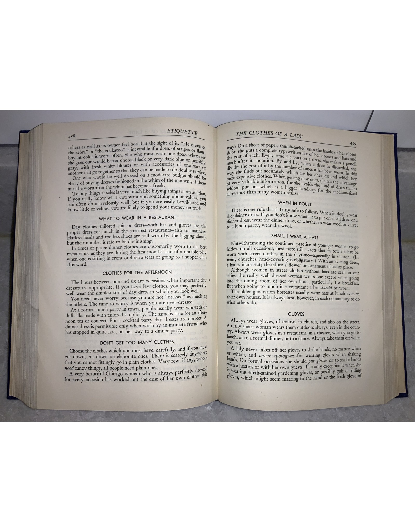SPV Vintage 1945 Etiquette Book By Emily Post