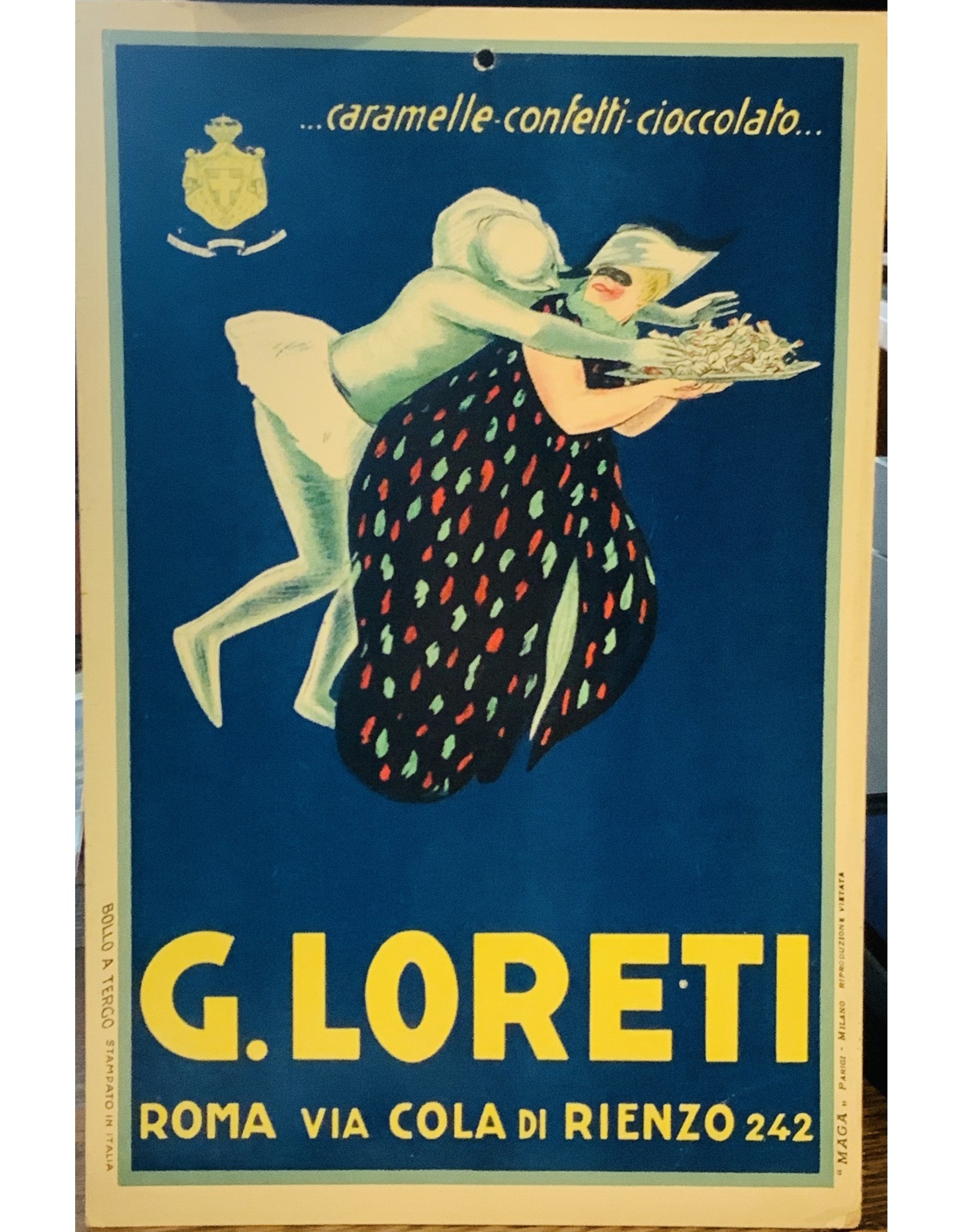 SPV Original G,Loreti Advertisement Display Poster