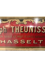 SPV Interieuraffiche 'Véritable Vieux Système, Distillerie les Deux Lions, Joseph Theunissen, Hasselt' voor stokerij Joseph Theunisssen, Hasselt, ca. 1910