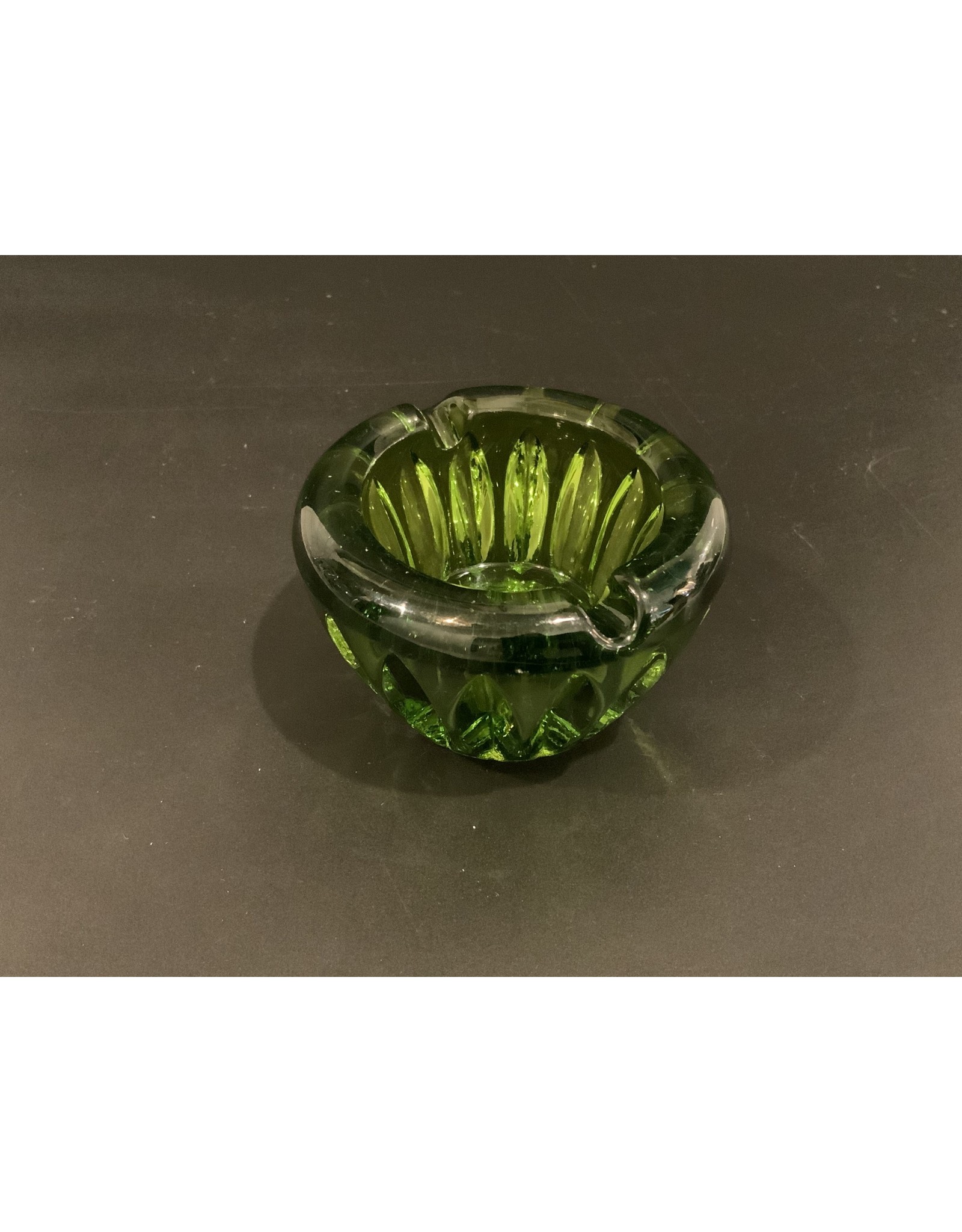 Vintage Green Ashtray - 小物入れ