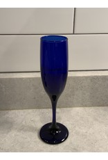 SPV Set of 4 Libby Cobalt Blue Champagne Flutes