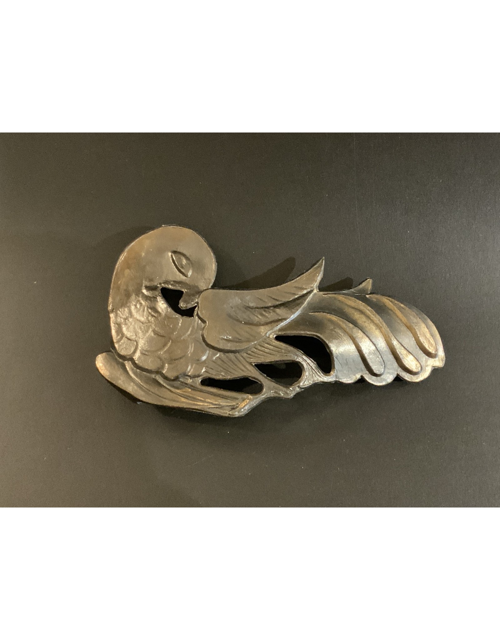 SPV Large 1970s  Brass Parot  Bird Belt Buckle